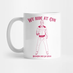 BravoCon 2023 Merch - "We Ride At Con!" Mug